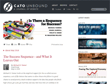 Tablet Screenshot of cato-unbound.org